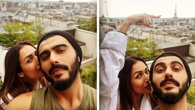 Malaika Arora and Arjun Kapoor are holidaying in Paris.&nbsp;
