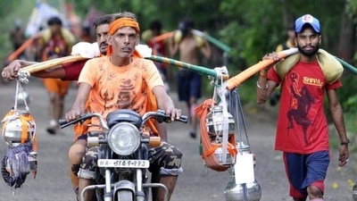 Kanwariyas undertaking Kanwar Yatra. (File Photo)