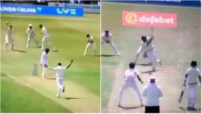 Ravindra Jadeja is dismissed; Cheteshwar Pujara bats for India (YouTube) Ravindra Jadeja is dismissed; Cheteshwar Pujara bats for India (YouTube)