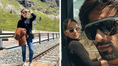 Mira Rajput and Shahid Kapoor are in Paris.&nbsp;