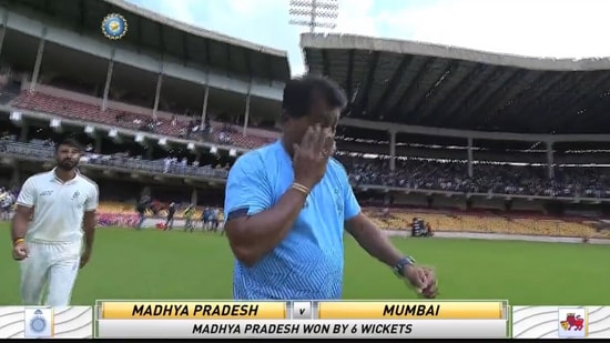 Chandrakant Pandit got emotional after winning the Ranji Trophy title with Madhya Pradesh