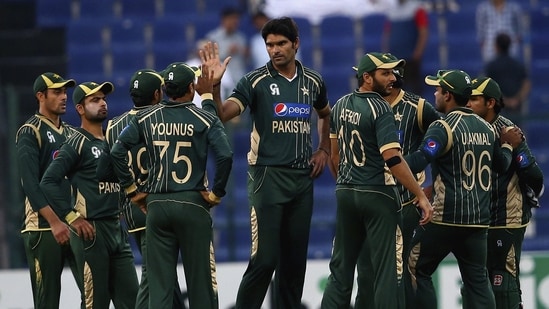 Pakistan players in 2015.(ICC)