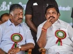 O Paneerselvam and Edappadi K Palaniswami. (PTI) O Paneerselvam and Edappadi K Palaniswami. (PTI)