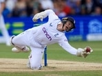 England wicketkeeper Sam Billings in action