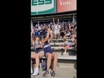The crowd at a baseball game cheered the little girl as she flipped a bottle. (@Saquon_Gleyber/Twitter) The crowd at a baseball game cheered the little girl as she flipped a bottle. (@Saquon_Gleyber/Twitter)