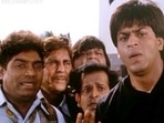 Johnny Lever and SRK have appeared together in several films. Johnny Lever and SRK have appeared together in several films.