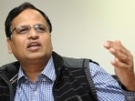 Delhi minister Satyender Jain. Delhi minister Satyender Jain.