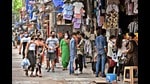 Many are shopping at Delhi’s budget markets like Sarojini Nagar and Lajpat Nagar, for upcoming trips. (Photo: Raj K Raj /HT) Many are shopping at Delhi’s budget markets like Sarojini Nagar and Lajpat Nagar, for upcoming trips. (Photo: Raj K Raj /HT)