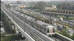 The red line has 29 stations that runs from Rithala to Shaheed Sthal with a total distance of 34.55 km (Sakib Ali /Hindustan Times) The red line has 29 stations that runs from Rithala to Shaheed Sthal with a total distance of 34.55 km (Sakib Ali /Hindustan Times)