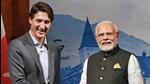 Indian Prime Minister Narendra Modi (right) during a meeting with Prime Minister of Canada Justin Trudeau, in Schloss Elmau, Germany on Monday. (ANI) Indian Prime Minister Narendra Modi (right) during a meeting with Prime Minister of Canada Justin Trudeau, in Schloss Elmau, Germany on Monday. (ANI)