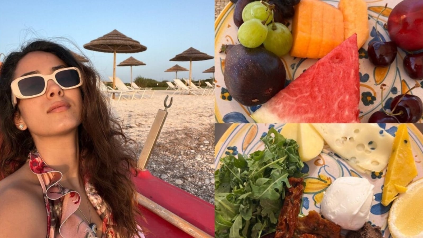 Mira Rajput wishes fans from Italy as she poses for selfie on beach, feasts on fruit and cheese platter. See pics