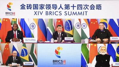 A member of Brics (Brazil-Russia-India-China-South Africa) blocked Pakistan’s participation in a meeting hosted by Beijing on the margins of the bloc’s summit last week, Islamabad said on Monday without naming the country. (AP) A member of Brics (Brazil-Russia-India-China-South Africa) blocked Pakistan’s participation in a meeting hosted by Beijing on the margins of the bloc’s summit last week, Islamabad said on Monday without naming the country. (AP)