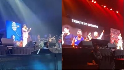 Kapil Sharma during his Vancouver show. Kapil Sharma during his Vancouver show.