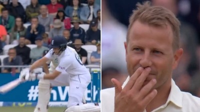 Joe Root and Neil Wagner (Twitter/ECB)