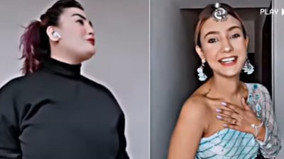 Aashika Bhatia shares a new video.