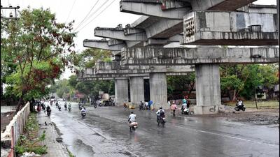 The stretch at Khadki Cantonment area where the BRTS is proposed (HT PHOTO) The stretch at Khadki Cantonment area where the BRTS is proposed (HT PHOTO)