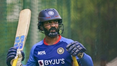 It was Karthik who wore the gloves for India in the first T20I (PTI) It was Karthik who wore the gloves for India in the first T20I (PTI)