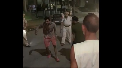 The action came after a video capturing the cop firing at the man came to fore on Monday. The action came after a video capturing the cop firing at the man came to fore on Monday.