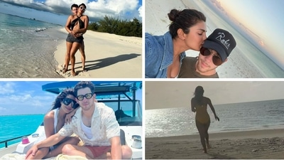 Priyanka Chopra and Nick Jonas during their time in Turks and Caicos Islands. Priyanka Chopra and Nick Jonas during their time in Turks and Caicos Islands.