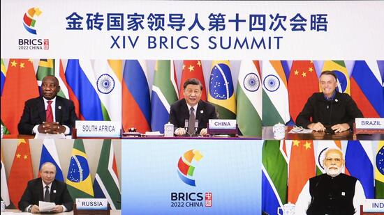 A member of Brics (Brazil-Russia-India-China-South Africa) blocked Pakistan’s participation in a meeting hosted by Beijing on the margins of the bloc’s summit last week, Islamabad said on Monday without naming the country. (AP)