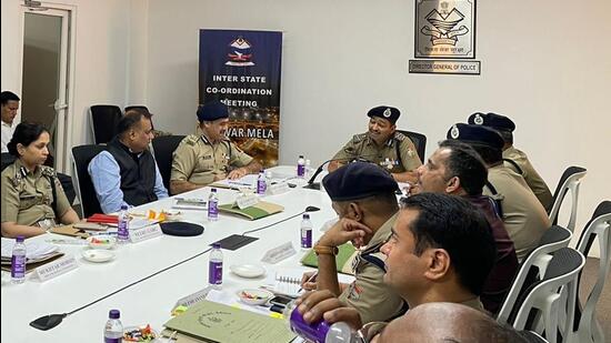 Uttarakhand DGP Ashok Kumar on Monday chaired an inter-state coordination meeting with senior police officers of Uttar Pradesh, Haryana, Himachal Pradesh, Punjab, Rajasthan, Delhi for effective management of the Kanwar yatra