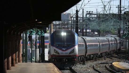 The train was carrying more than 200 passengers and around a dozen crew. Representative image(AFP) The train was carrying more than 200 passengers and around a dozen crew. Representative image(AFP)