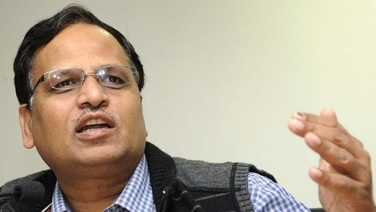 Delhi minister Satyender Jain.(HT File Photo) Delhi minister Satyender Jain.(HT File Photo)