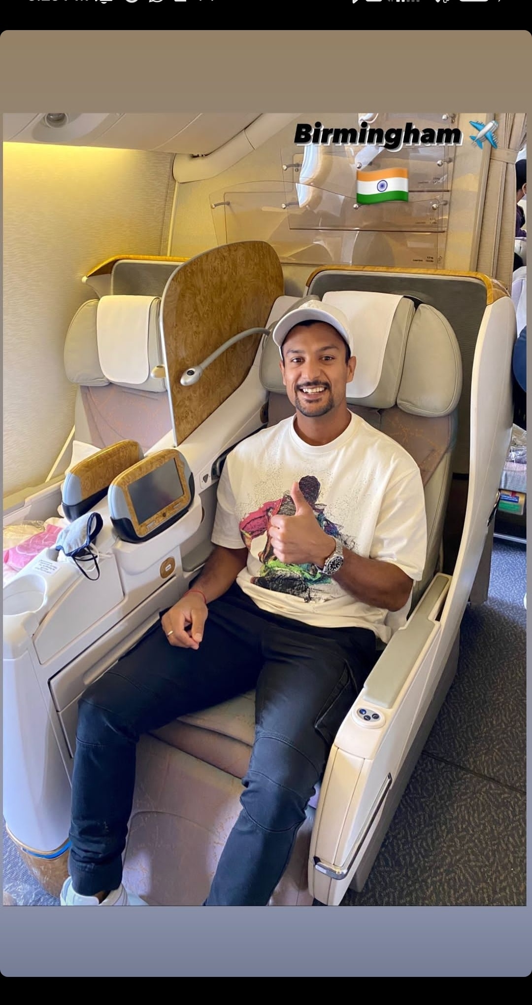 Agarwal posted the photo on his Instagram handle.&nbsp; (Mayank Agarwal Instagram. )
