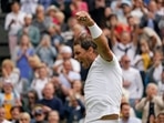 Spain's Rafael Nadal celebrates after winning against Argentina's Francisco Cerundolo Spain's Rafael Nadal celebrates after winning against Argentina's Francisco Cerundolo