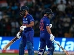 India's Ishan Kishan, right, and Ruturaj Gaikwad(AP) India's Ishan Kishan, right, and Ruturaj Gaikwad(AP)