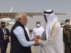 Screengrab from video shared by news agency ANI Screengrab from video shared by news agency ANI
