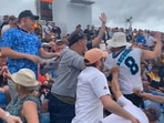 A brawl broke out during the final Test between England and New Zealand.(Twitter/@buxton_13) A brawl broke out during the final Test between England and New Zealand.(Twitter/@buxton_13)