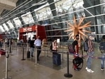 In 2019, the Delhi airport handled 5.37 million passengers in February, 5.48 million in March, 4.96 million in April and 5.28 million in May, the AAI said.(HT_PRINT) In 2019, the Delhi airport handled 5.37 million passengers in February, 5.48 million in March, 4.96 million in April and 5.28 million in May, the AAI said.(HT_PRINT)