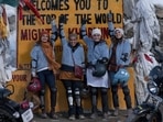 Fatima Sana Shaikh, Ratna Pathak Shah, Dia Mirza, and Sanjana Sanghi at Khardung La. Fatima Sana Shaikh, Ratna Pathak Shah, Dia Mirza, and Sanjana Sanghi at Khardung La.