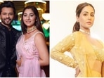 Television actor Disha Parmar and her singer husband Rahul Vaidya attended a wedding recently. The Bade Achhe Lagte Hain 2 actor slipped into a gorgeous traditional attire for the occasion and dropped pictures of her look on Instagram. She captioned the photos, 