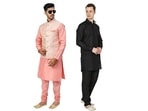 Rock on in a wedding in stylish kurta pajama sets.