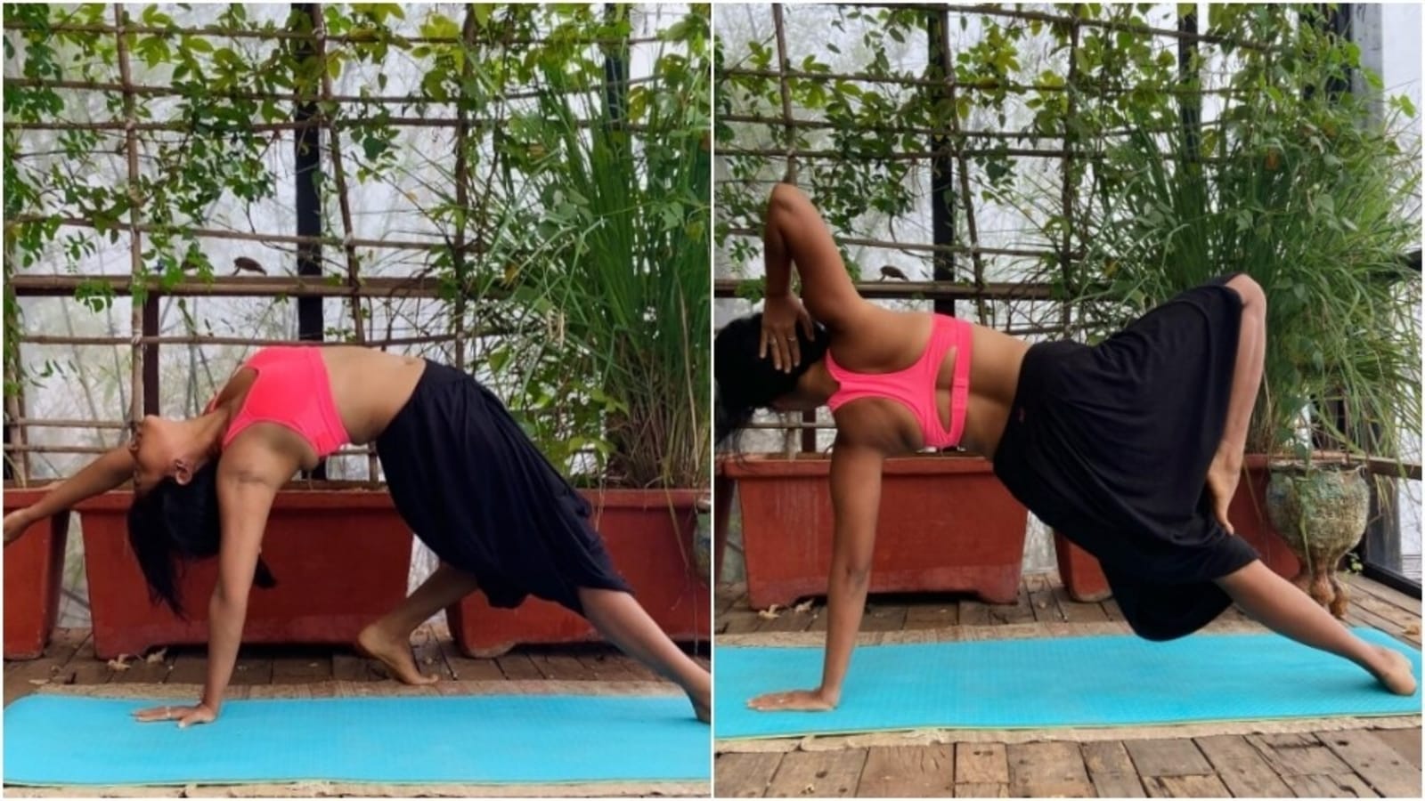 Ankita Konwar is beating the Tuesday blues with Camatkarasana