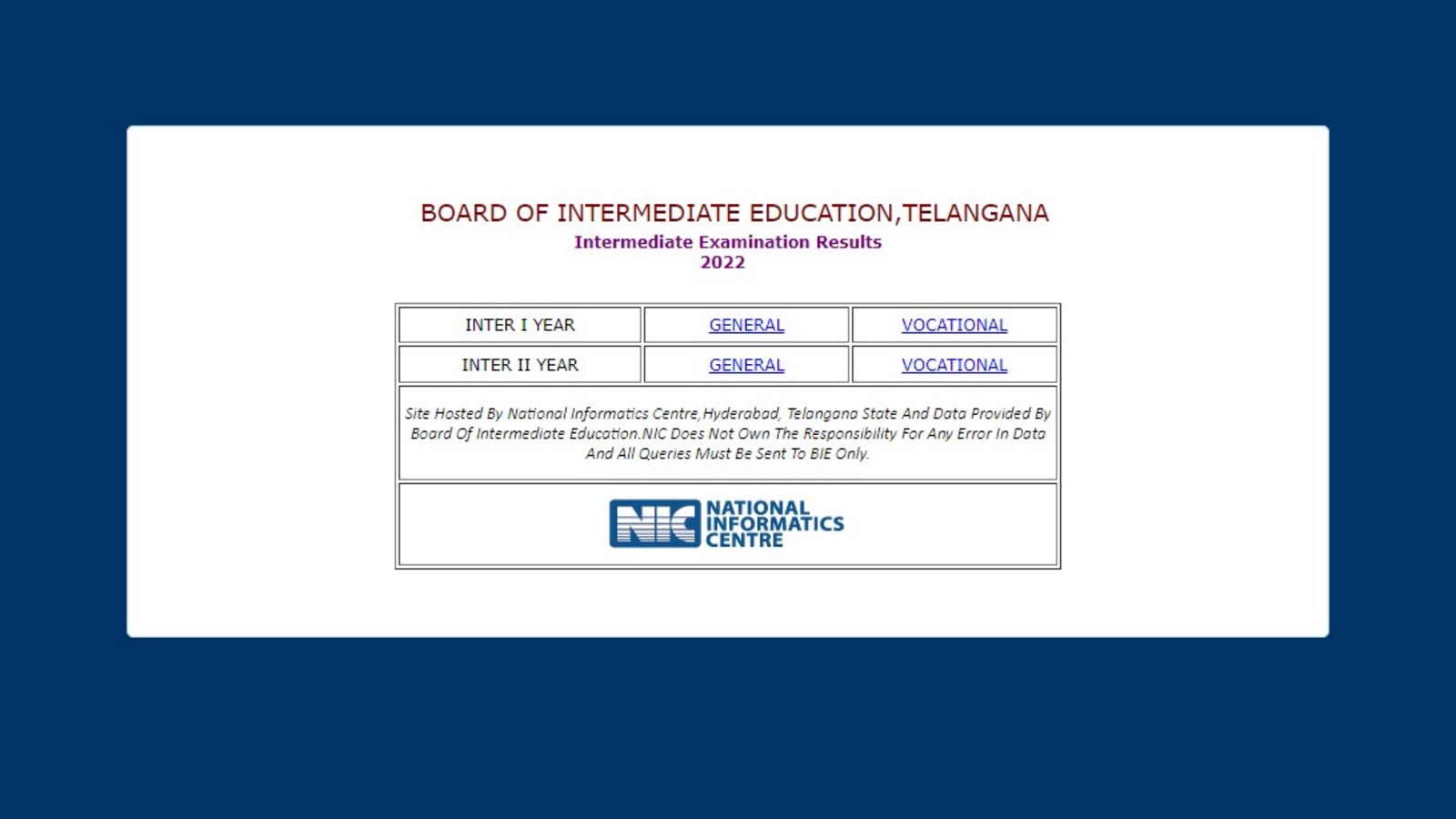 TS Inter Results 2022 Live Telangana 1st, 2nd yr results out; Link