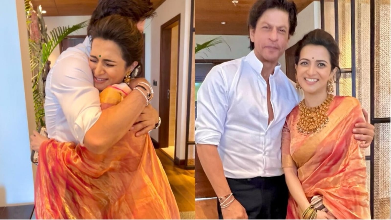 1599px x 900px - Shah Rukh Khan gets a tight hug, praises from Tamil actor Dhivyadharshini |  Bollywood - Hindustan Times