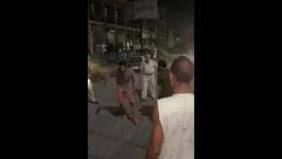 A clip of an incident where a sub-inspector Balwinder Singh shot dead a civilian in Dera Bassi town in Mohali district on Sunday night.  (HT Pjptp)