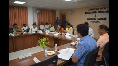 Meeting of public representatives under way at ICCC on Monday. (HT PHOTO) Meeting of public representatives under way at ICCC on Monday. (HT PHOTO)