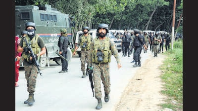 The police have announced a suitable reward for clues leading to the arrest of LeT commander Talib Shah, the brain behind recent terror activities, in Jammu and Kashmir’s Rajouri and Poonch districts. (PTI File Photo) The police have announced a suitable reward for clues leading to the arrest of LeT commander Talib Shah, the brain behind recent terror activities, in Jammu and Kashmir’s Rajouri and Poonch districts. (PTI File Photo)