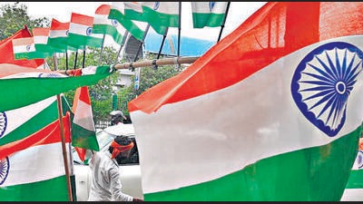 This year is a year of the Tricolour at its most fluent, its truest vibrancy. How are the people of struggling India to be honoured by the people of liberated India? By seeing this anniversary as more than a celebration of the past. By seeing it, to adapt a phrase from Abraham Lincoln, as a consecration of the present for the greatness of our future — in equity and freedom. (Raj K Raj/HT PHOTO) This year is a year of the Tricolour at its most fluent, its truest vibrancy. How are the people of struggling India to be honoured by the people of liberated India? By seeing this anniversary as more than a celebration of the past. By seeing it, to adapt a phrase from Abraham Lincoln, as a consecration of the present for the greatness of our future — in equity and freedom. (Raj K Raj/HT PHOTO)