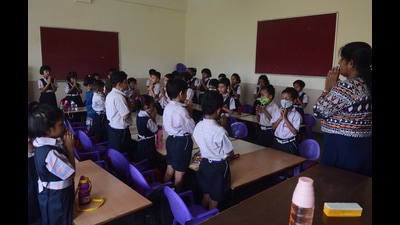 Performance grading index for District (PGI-D) for Education in Maharashtra has improved by one grade. (HT FILE PHOTO)