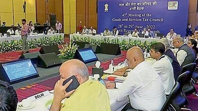 The 47th meeting of the GST Council will end today. (ANI) The 47th meeting of the GST Council will end today. (ANI)