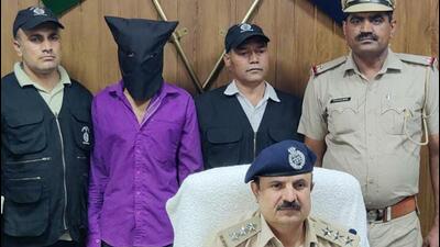 According to police, the suspect, Jitender alias Jeetu received  ₹10.5 lakh from the loot, after which he fled. He was continuously changing locations since then. (Sourced)