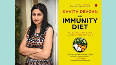 Kavita Devgan’s book The Immunity Diet explains everything you need to know to have strong immunity. Kavita Devgan’s book The Immunity Diet explains everything you need to know to have strong immunity.
