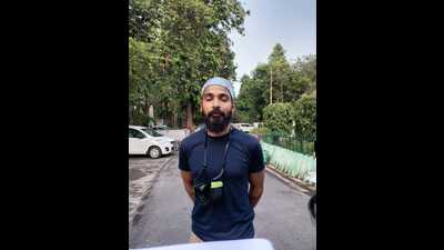 Ripu Daman Bevli is known as Plogman of India for introducing the concept of plogging, which is a combination of jogging and picking up litter, in India. (Sourced)