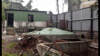 Biogas plant on Ghole road. (HT FILE PHOTO) Biogas plant on Ghole road. (HT FILE PHOTO)