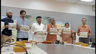 Logo of RACE being launched on Tuesday. (HT Photo) Logo of RACE being launched on Tuesday. (HT Photo)